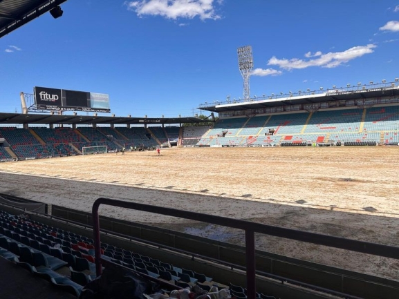 Arreglo integral del sistema de riego del césped del Estadio Helmántico