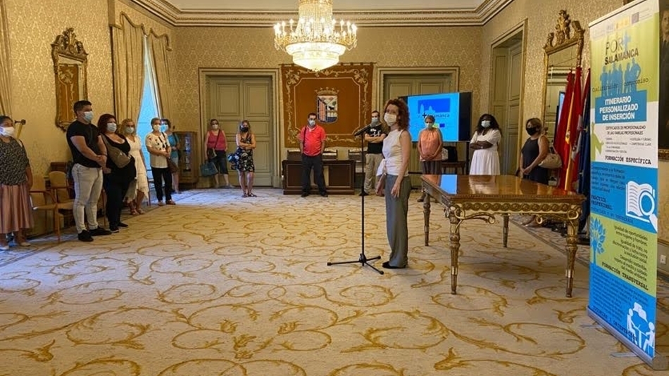 Entrega de los diplomas de la formación ‘on line’ realizada durante el estado de alarma 