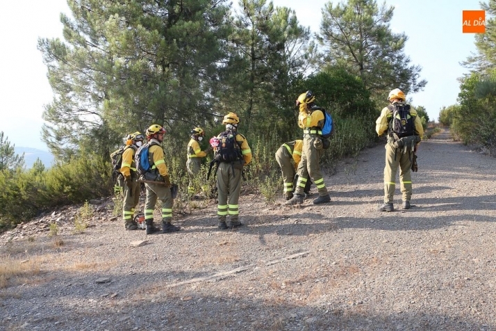 Puerto de Béjar sufre un pequeño incendio forestal de madrugada