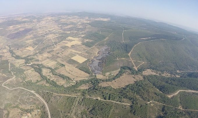 El nuevo incendio declarado en Serradilla del Llano también fue intencionado  