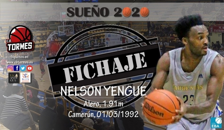 Nelson Yengue, una de las estrellas de la liga EBA, jugará en el CB Tormes