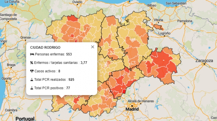 Detectados en las últimas horas otros dos positivos en coronavirus en la Zona de Ciudad Rodrigo  