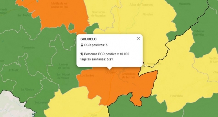 Guijuelo se suma como zona en precaución por casos de Covid-19