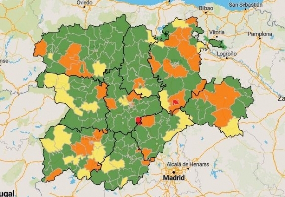 11 áreas de salud en Salamanca están en riesgo de confinamiento por el Covid-19