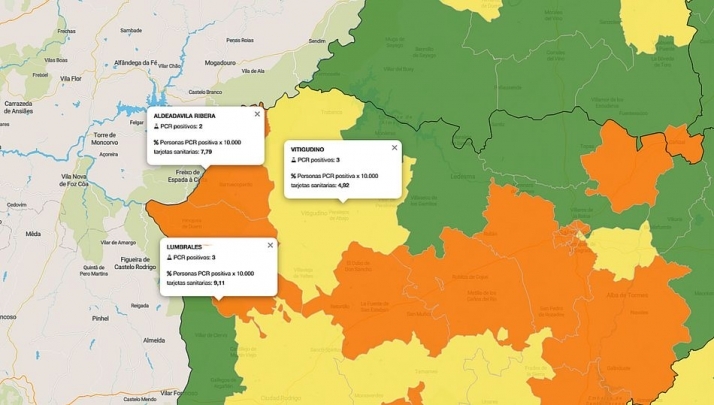 Las ZBS de Lumbrales y Vitigudino suman nuevos positivos de coronavirus  