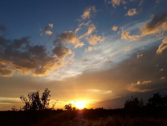 Las luces del atardecer  