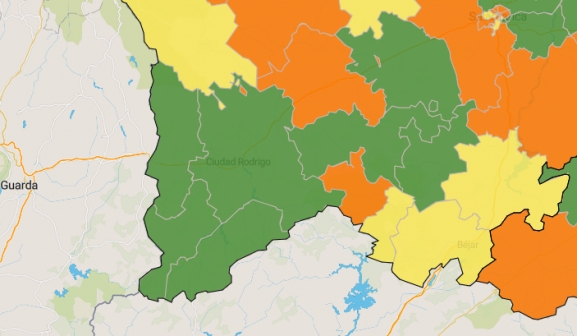 Las zonas básicas de salud de Robleda y Tamames regresan al verde  