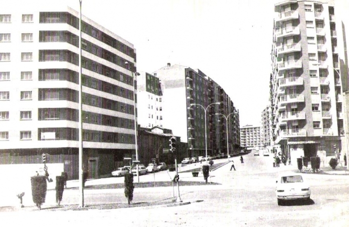 La avenida de Portugal a mediados de los 70