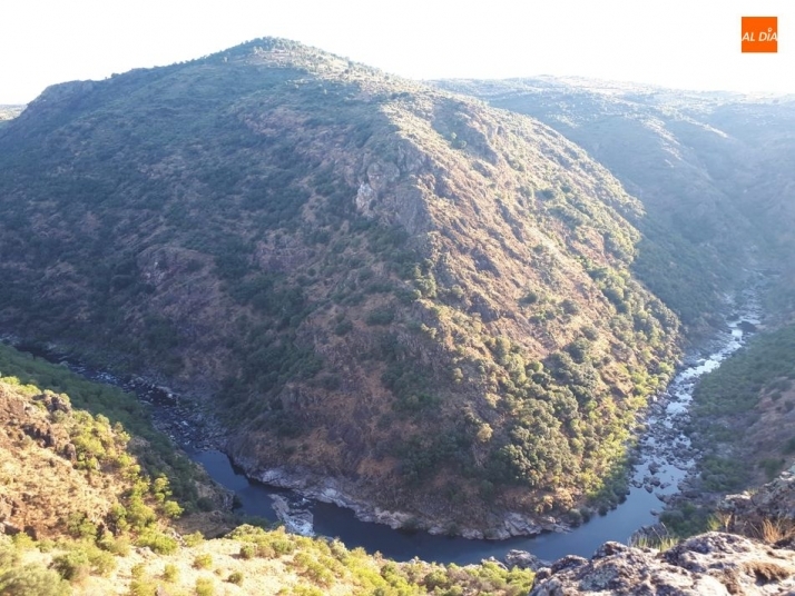 Arribes del río Águeda vistas desde el Mirador del Molinillo en Sobradillo  