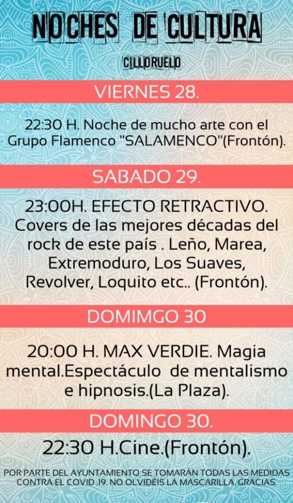 Cilloruelo acoge tres noches de cultura este final de semana  