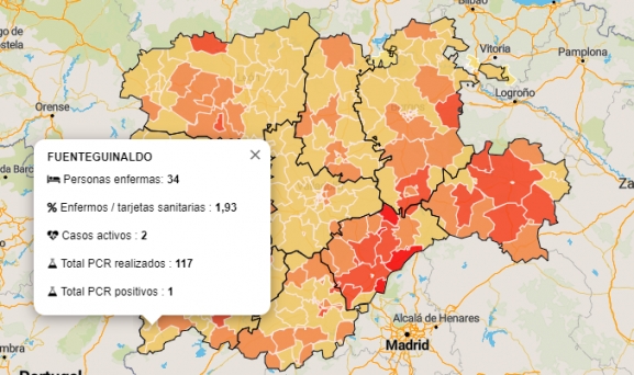Jornada de escasos cambios salvo la bajada de casos activos especialmente en la Zona de...