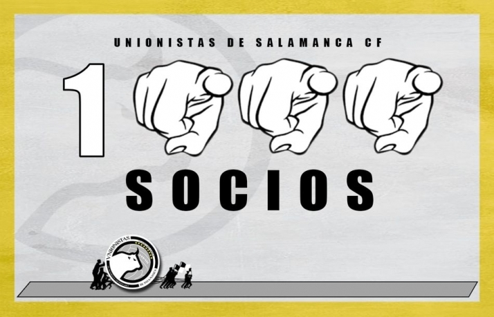 Unionistas de Salamanca supera la barrera de los 1.000 socios