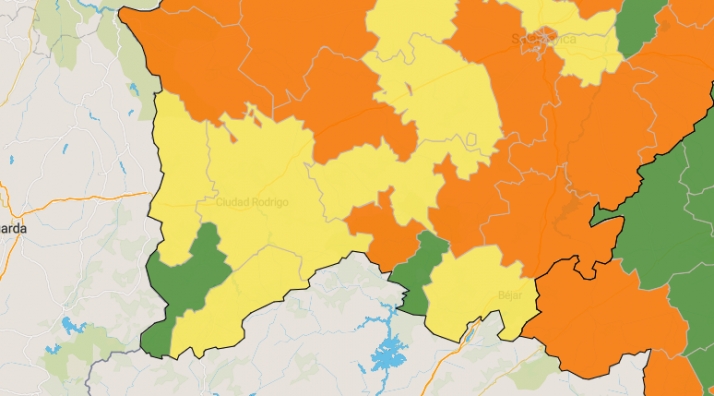 La Zona de Fuentes de Oñoro regresa al naranja tras detectarse un positivo más  