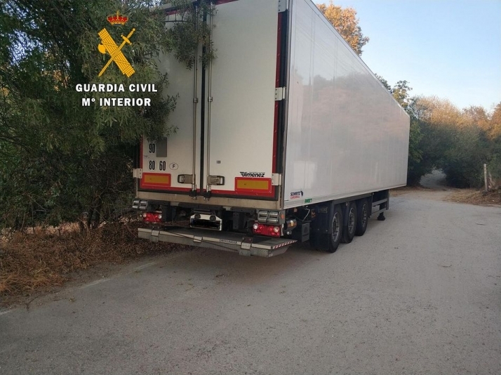 Detenido en Sorihuela un camionero que viajaba con un remolque frigorífico robado en Francia