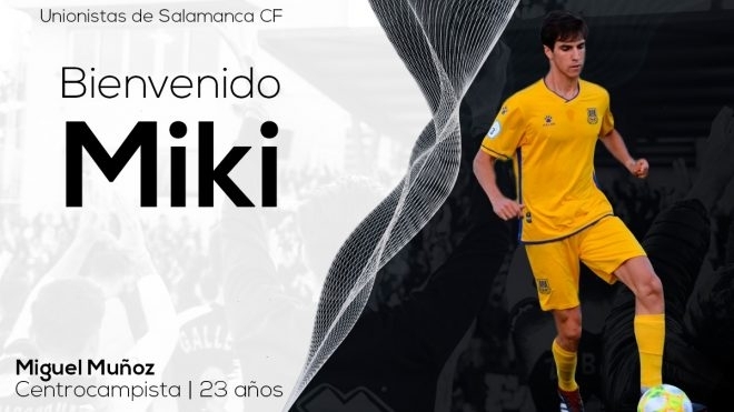 El mediocentro Miki llega cedido a Unionistas de Salamanca