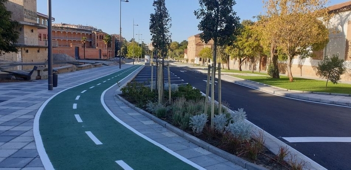 Este lunes se reabre al tráfico de vehículos la renovada Avenida de la Merced