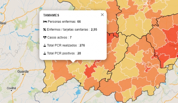 Aumentan los casos activos en la Zona de Tamames mientras bajan en las de Ciudad Rodrigo y La...