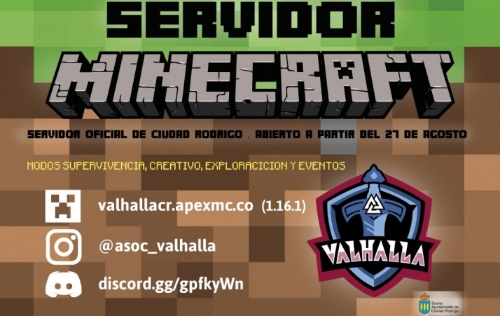 La Asociación Valhalla abre un servidor de Minecraft y convoca torneos de Valorant y Magic  
