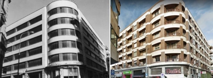 El antiguo Garaje Monumental de la avenida de Italia