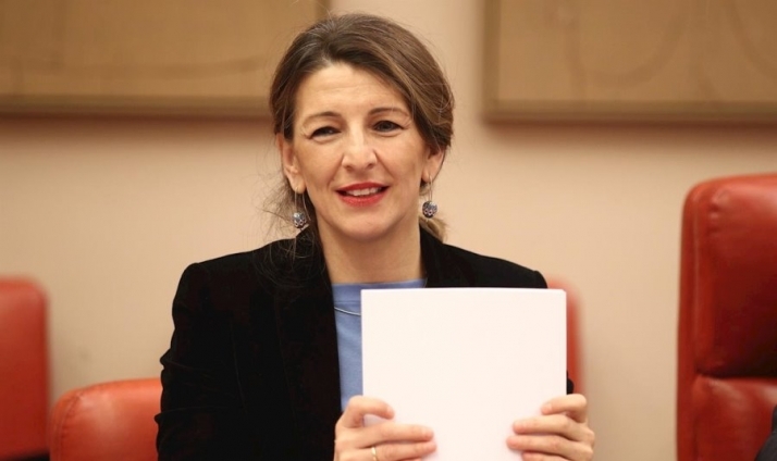 La ministra de Trabajo y Economía Social, Yolanda Díaz. Foto de Eduardo Parra-EP