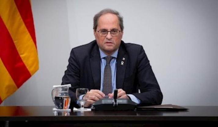 El presidente de la Generalitat, Quim Torra