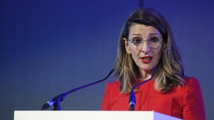 La ministra de Trabajo y Economía Laboral, Yolanda Díaz, el pasado 5 de marzo. Foto de Óscar Cañas - EP