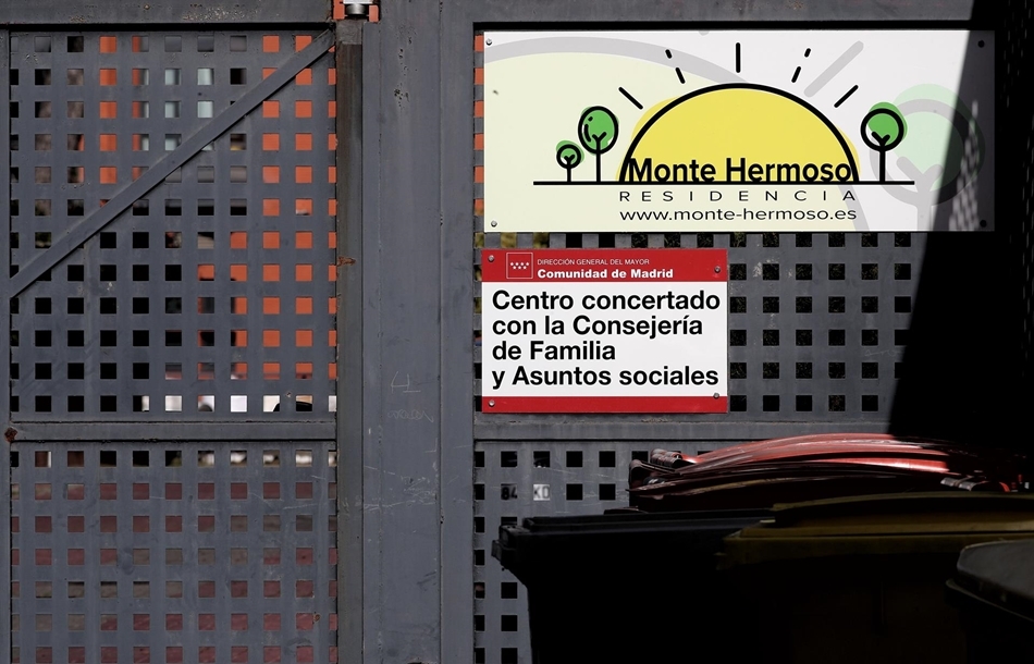 Cartel de la residencia de ancianos y centro de día. Foto: EP