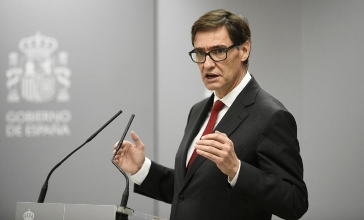 El ministro de Sanidad del Gobierno, Salvador Illa. Foto EP