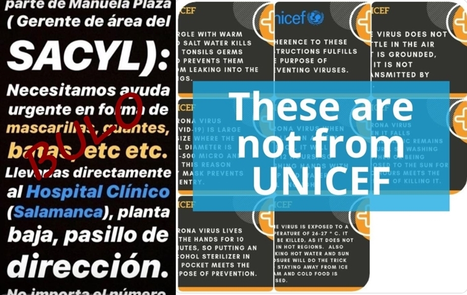 Bulos sobre el coronavirus que circulan por las redes sociales