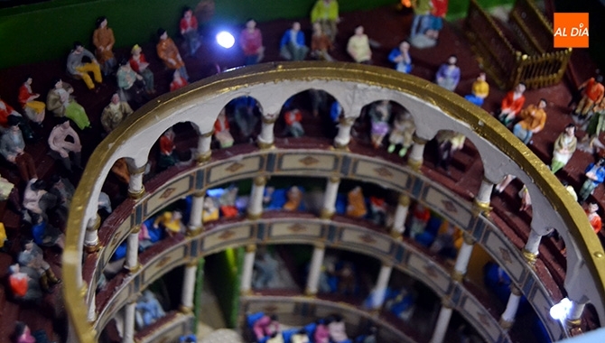 La Oficina de Turismo ofrece recrear rincones de la ciudad durante el confinamiento por el coronavirus. Foto: Detalle de una maqueta de Germán Alfayate