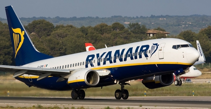 Un avión de Ryanair