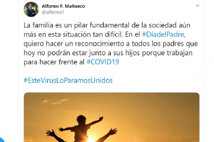 Mañueco reivindica la familia como pilar fundamental de la sociedad en situaciones difíciles  