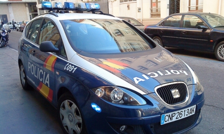 Vehículo de la Policía Nacional en una foto de archivo
