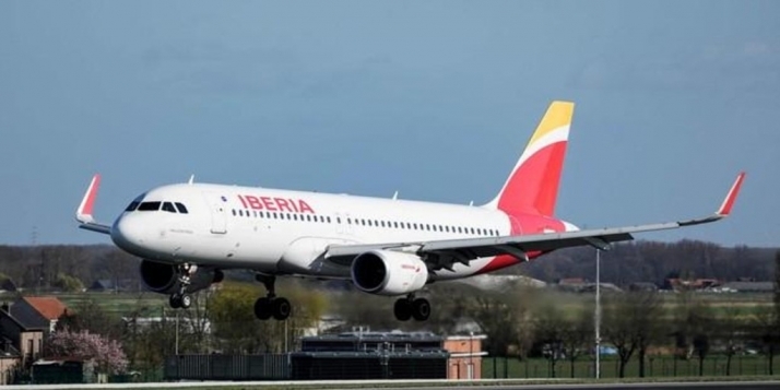 Un avión de Iberia