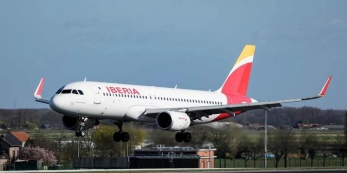 Un avión de Iberia