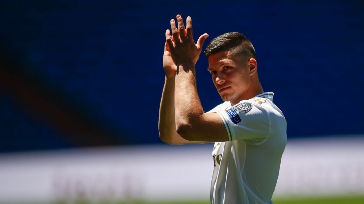 Jovic, en su presentación