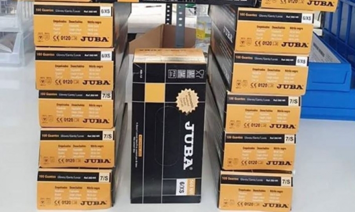 Parte del material donado al Sacyl