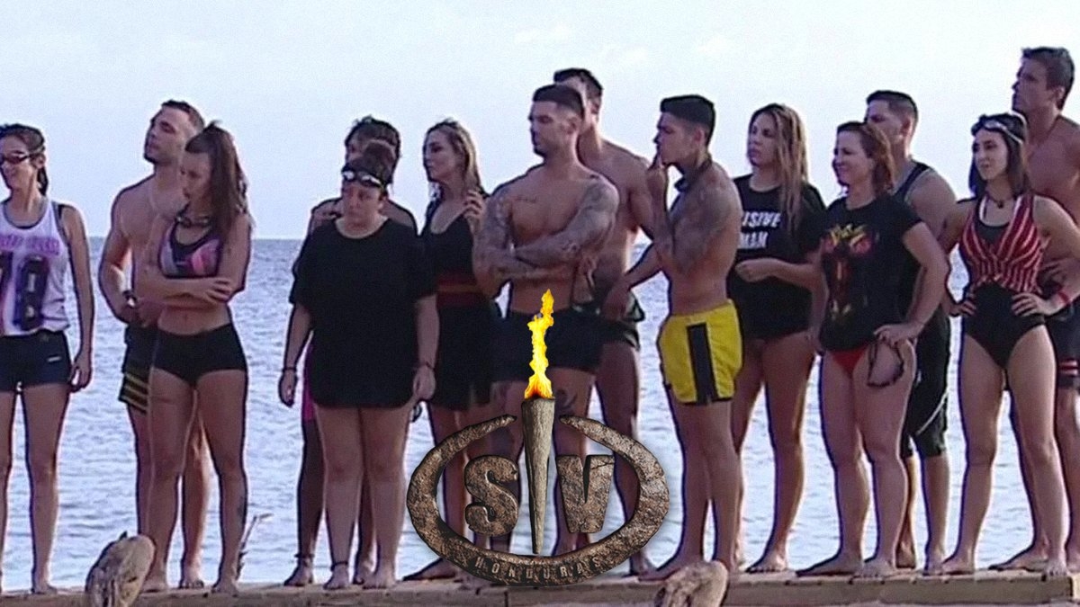 Los concursantes, en la playa