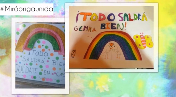 Recopilados en un vídeo los dibujos de ánimo realizados por los niños mirobrigenses  