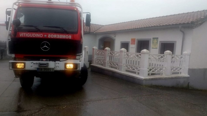 La zona del consultorio era uno de los espacios desinfectados