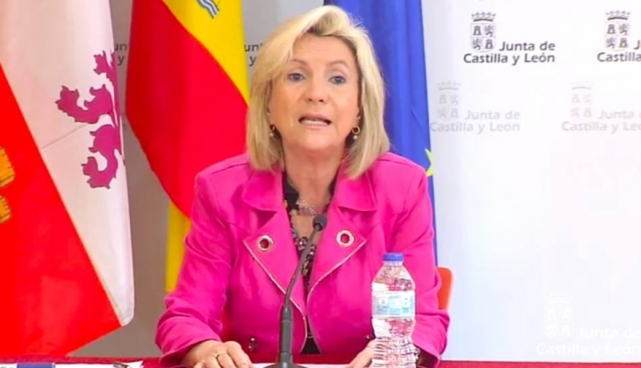 Verónica Casado, consejera de Sanidad de la Junta de Castilla y León