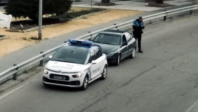 La Policía Local mantiene controles en accesos, calles y plazas de Peñaranda