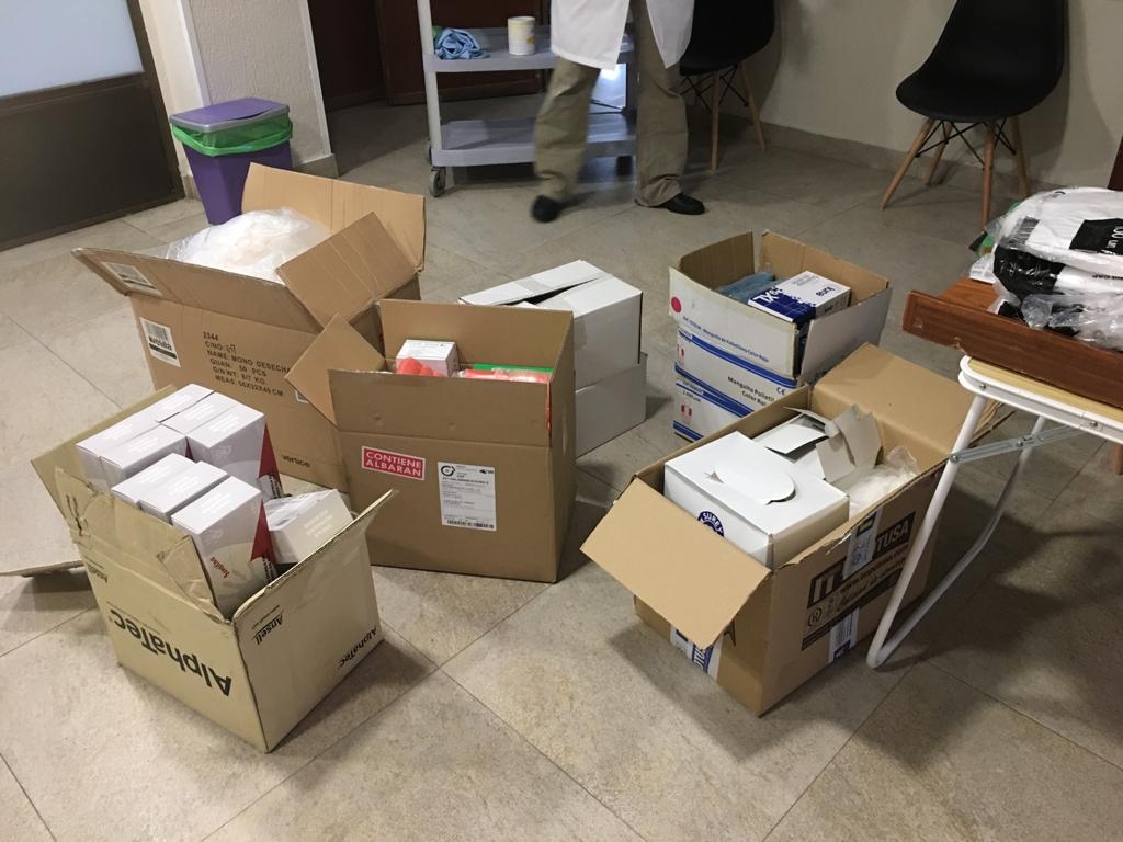 Material donado por Piszolla al Patronato Santiago y San Marcos