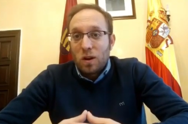 Marcos Iglesias envía un mensaje a los mirobrigenses a través de un vídeo  