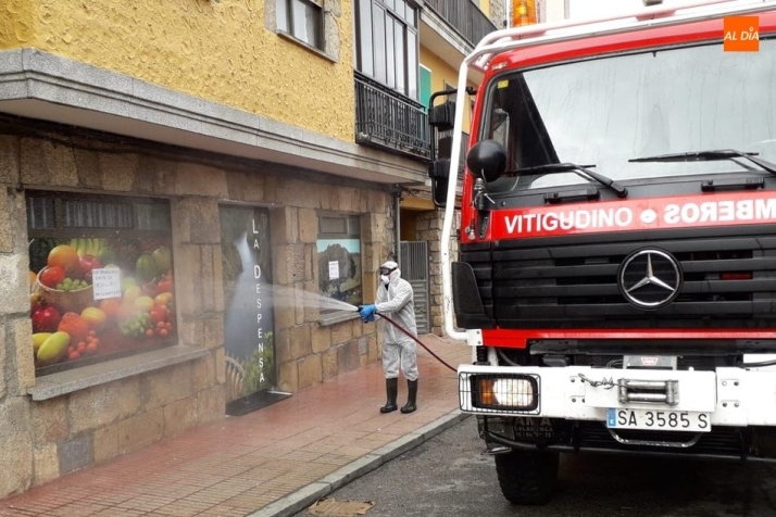 Desinfección en Aldeadávila