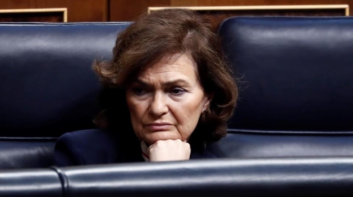 Foto de archivo de la vicepresidenta primera del Gobierno, Carmen Calvo