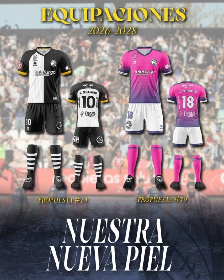 Foto 2 - Una camiseta rosa con los nombres de todos los pueblos de Salamanca vestir&aacute; a Unionistas como visitante