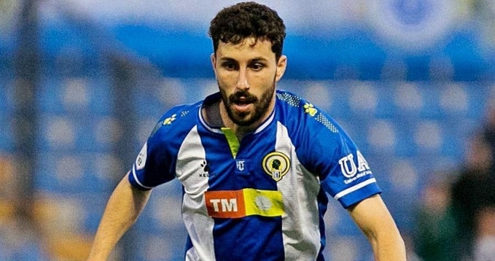 Diego Benito en un partido con el Hércules. Foto JVSports
