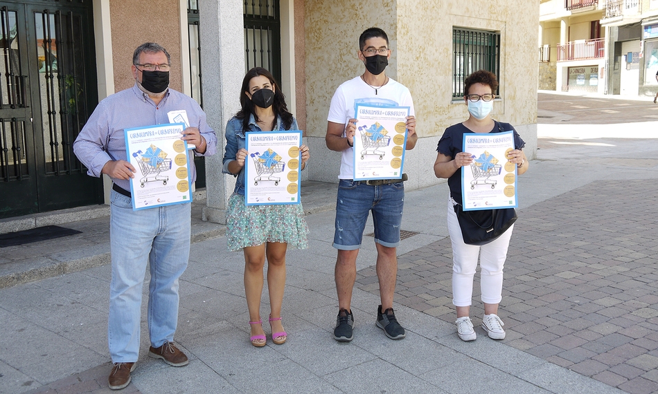 Presentación de la campaña de promoción del comercio y la hostelería local en Carbajosa
