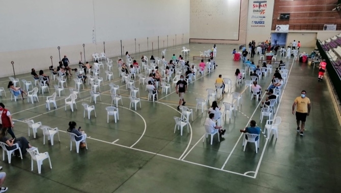 La vacunación tendrá lugar en el pabellón Miguel Ángel Jiménez Barcala de Peñaranda